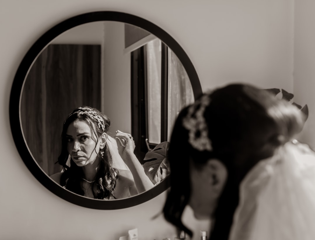 woman mirror