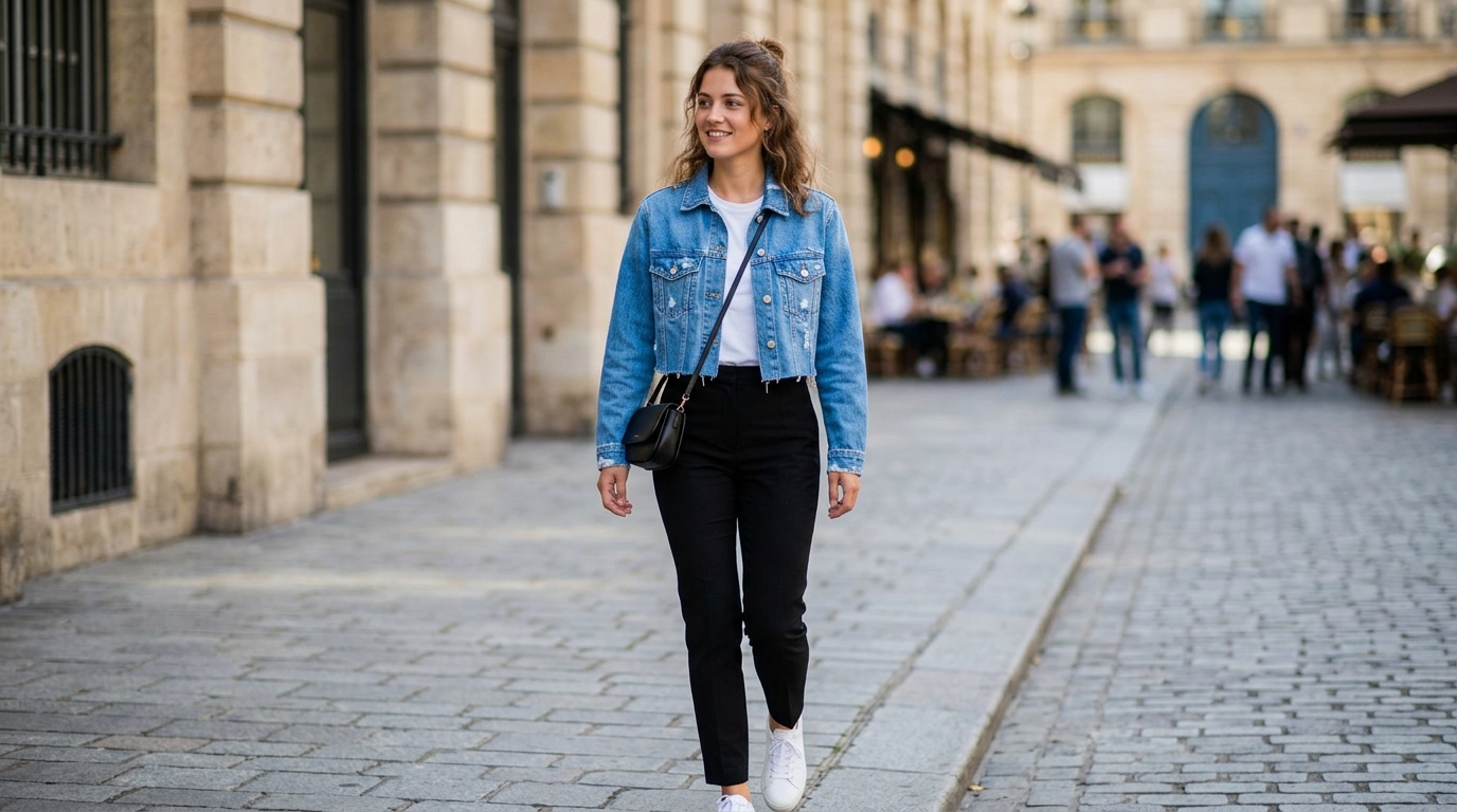 cropped jacket
