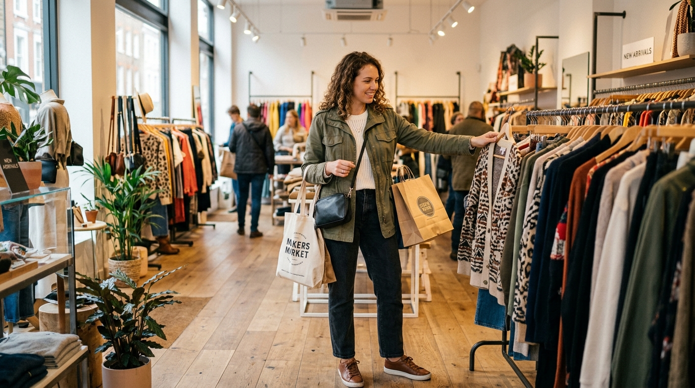 woman shopping