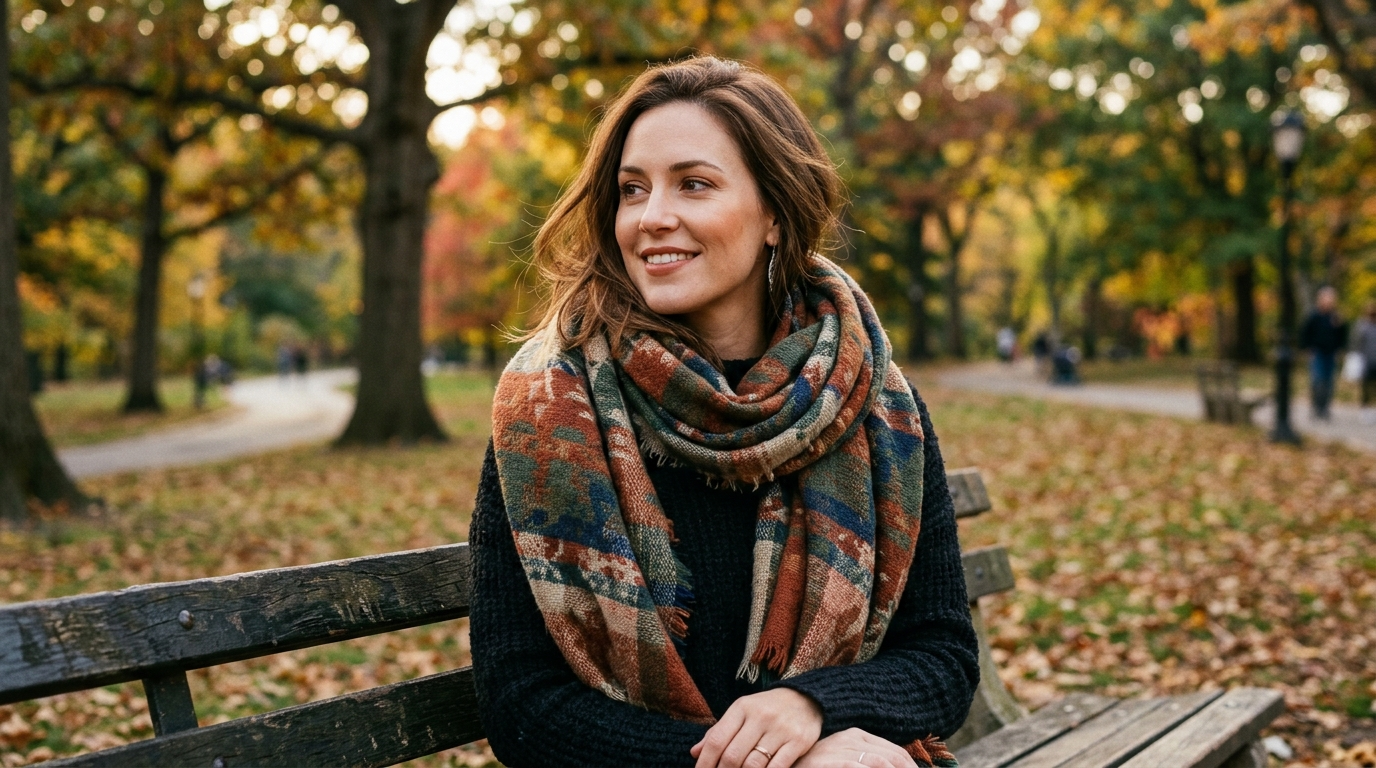 woman scarf
