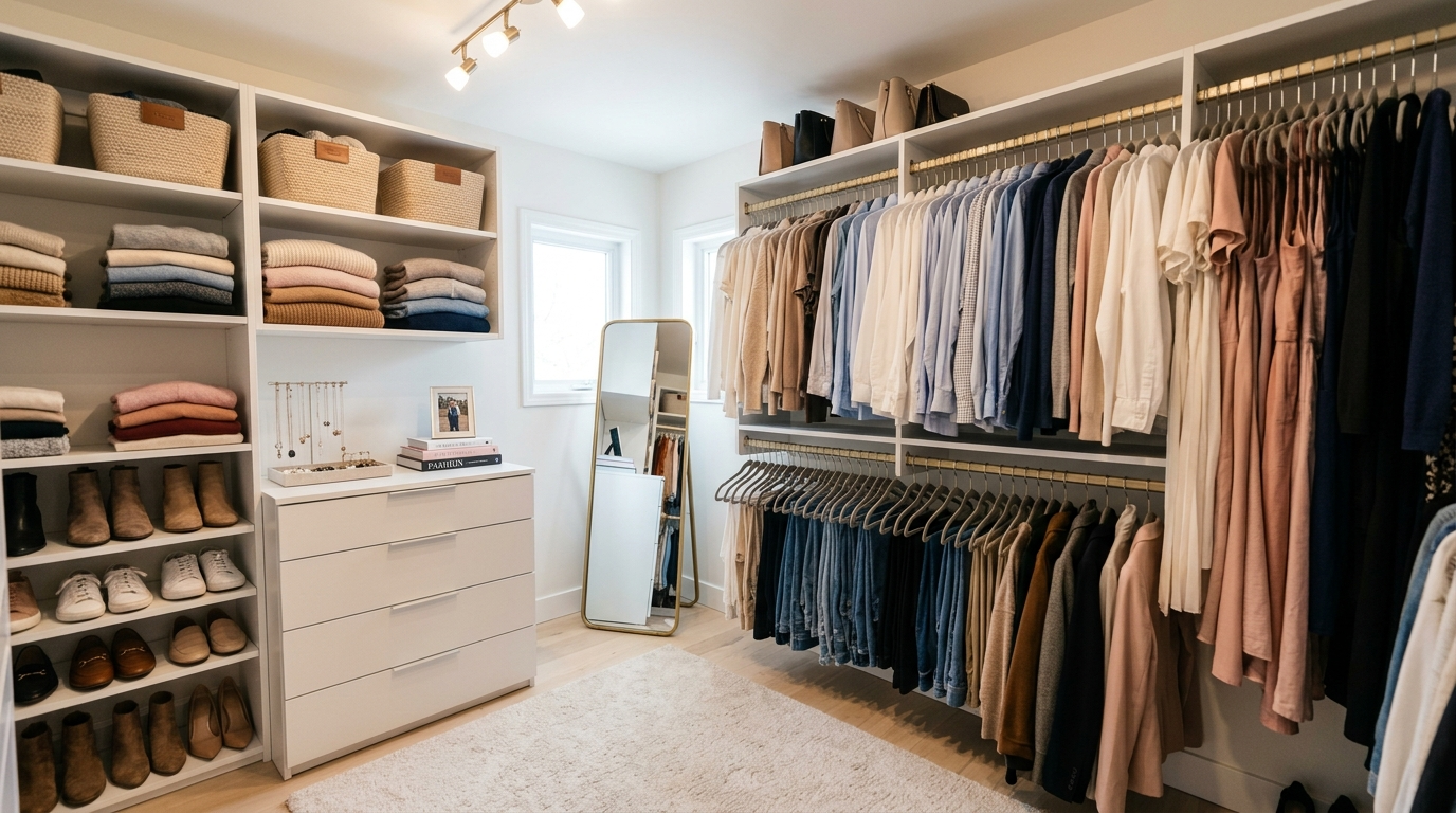 woman closet
